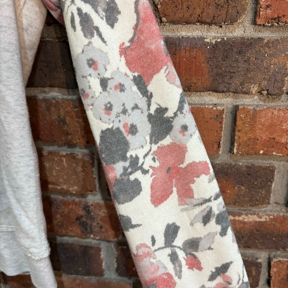 Aeropostale womens floral hooded zip up y2k jacket cream small - Picture 3 of 6